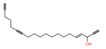 (E)-4-Eicosene-1,14,19-triyn-3xi-ol